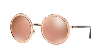 chanel rose gold sunglasses